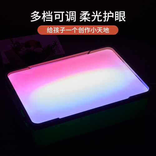 diy sand painting table children's hand-painted graffiti drawing board kindergarten handmade educational drawing board toys