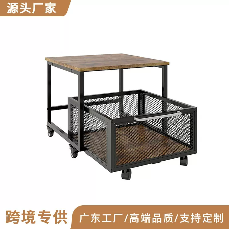 源头厂家客厅储物架冰箱架整理架多功能铁艺收纳架跨境亚马逊