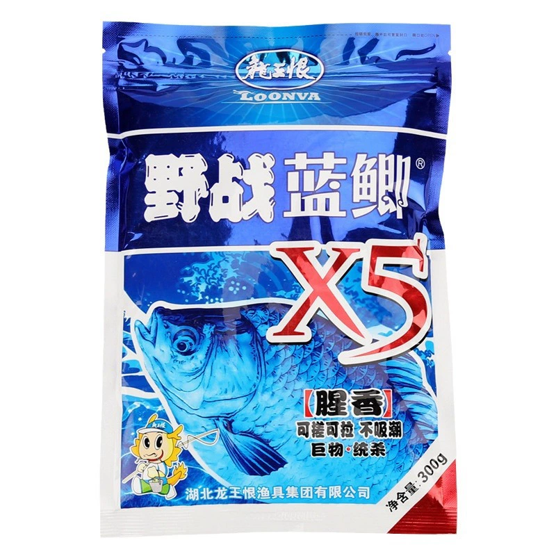 龙王恨 Bait Field Blue Catsome X5 Sticky Dynamic Dynamics Big Blue Candie Fishing Bait Food Field Fishing Fish Food Genuine