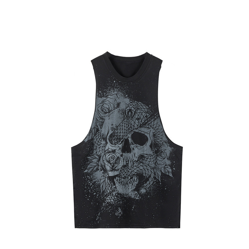 YOUNGLAアメリカ夏新品メンズベストジョギングジムスポーツフィットネスノースリーブtシャツトップス|undefined