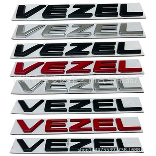 适用于本田缤智老款新款VEZEL英文字母标志贴 改装立体后尾箱贴标