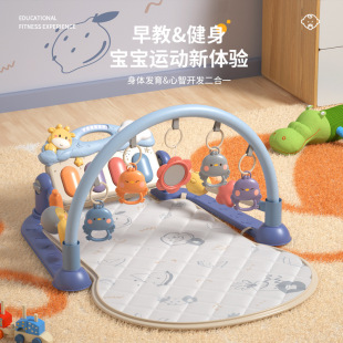 Newborn Baby Fitness Rack Toy Baby 0-1 Years 3-6 Months Pedal Piano Sound Moving Educational Toy