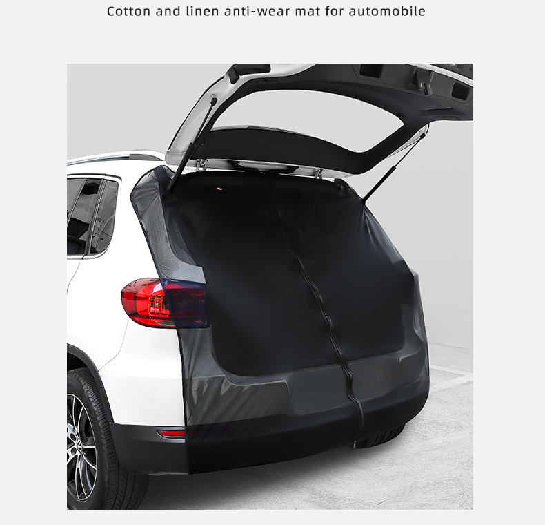 Car anti-mosquito screen window sunshade magnetic suction car trunk mesh curtain self-driving ventilation car tail door mosquito net