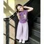夏季黛丝短袖格子t恤