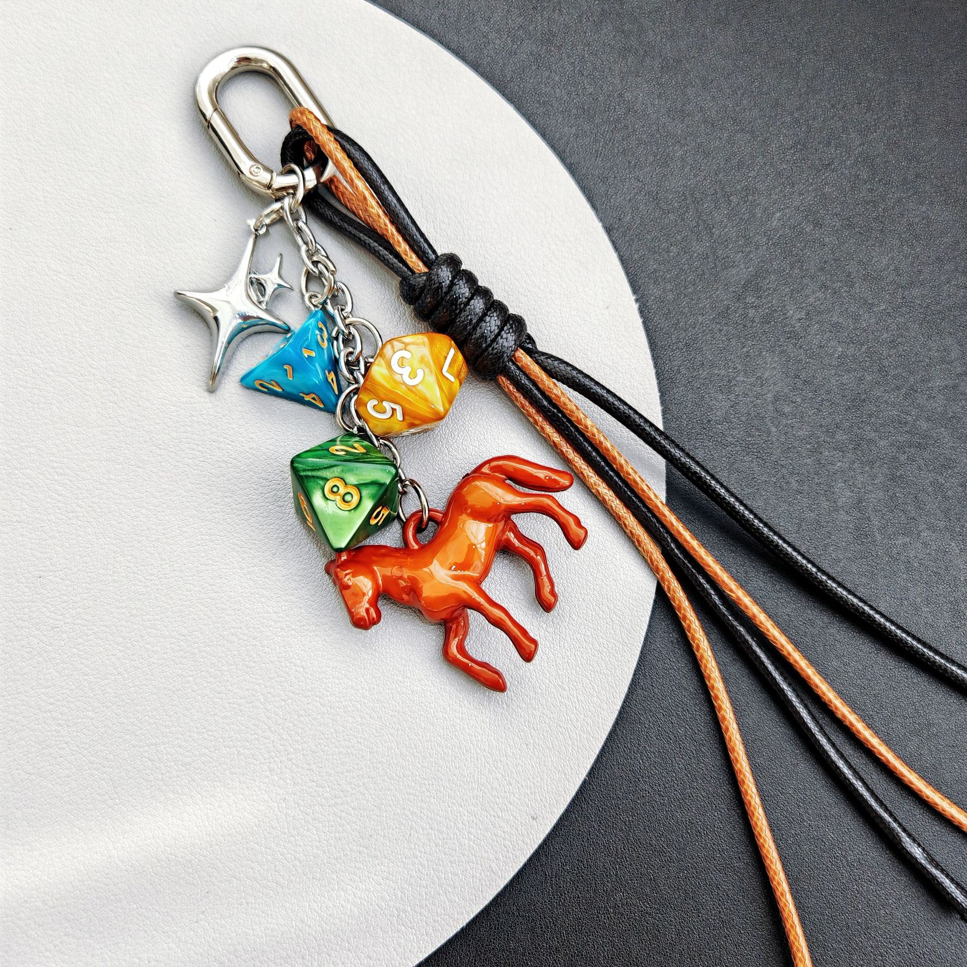 1 Piece Alloy Resin Star Horse Bag Charms display picture 5