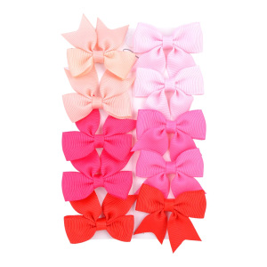 Juego de horquillas con lazo de cola de milano para niños de estilo caliente de Amazon, lindo y versátil, horquilla diaria para niñas europeas y americanas 323