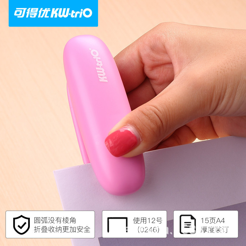 Kedeyu 55G1 mini grapadora portátil 24/7 grapadora de 20 páginas