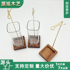 亚马逊爆款瑜伽计时器玻璃杯线香炉倒挂香炉沉香香插 倒挂线香炉