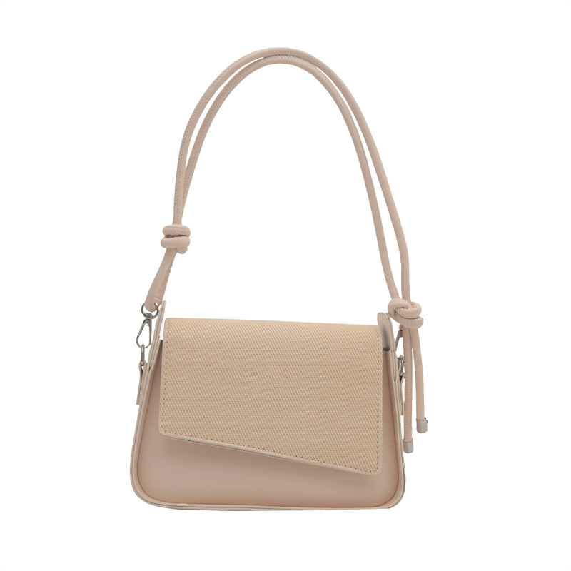 Bolsos de brazo de textura coreana retro para mujeres 2024 otoño nuevo nicho de moda de gran capacidad bolso de hombro