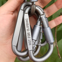 登山扣钛合金登山扣8字登山扣葫芦型跑道型索具安全扣登山扣包挂