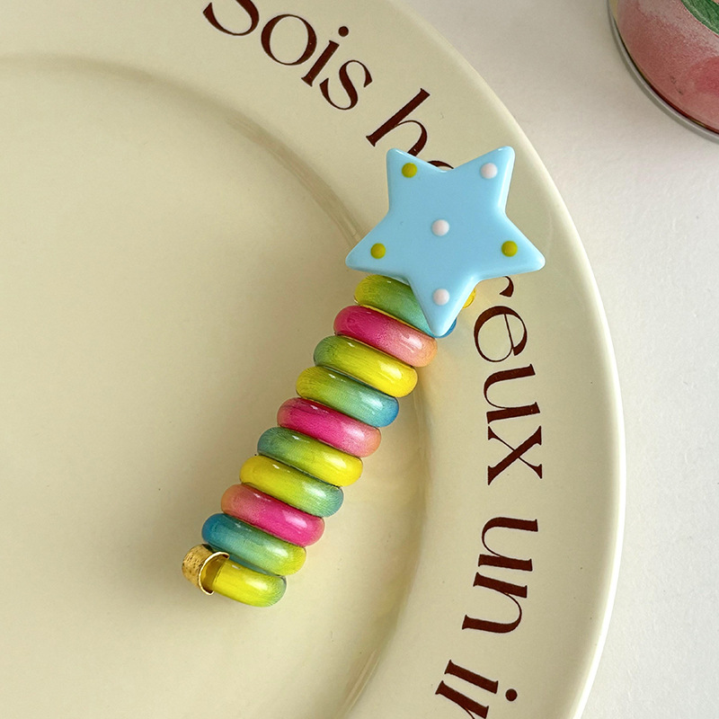 Trenza de burbuja simple japonesa, cuerda para la cabeza, mujer 2024, nueva línea telefónica de amor de alta gama, anillo para el cabello, cola de caballo, artefacto de cabello trenzado