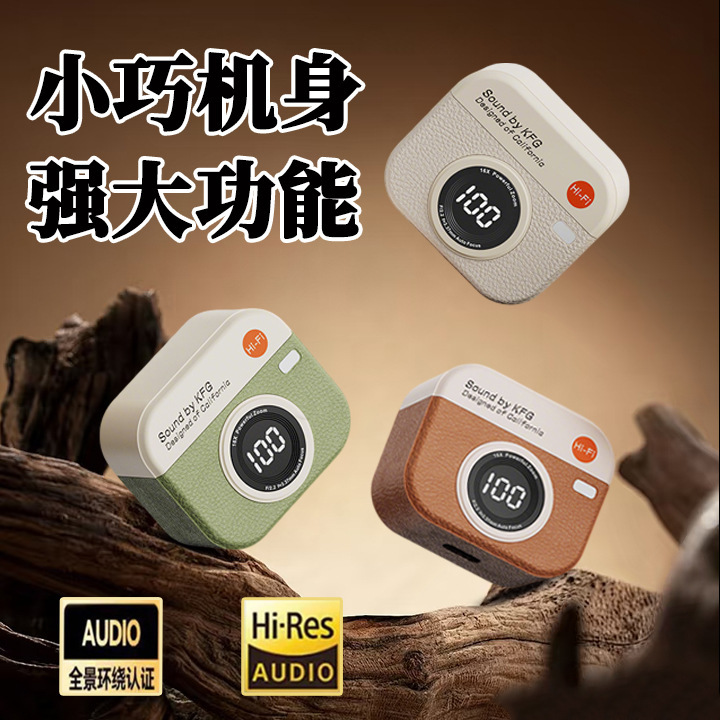 新しい Q86 レトロ要素カメラワイヤレス Bluetooth ヘッドセットノイズリダクションセミインイヤータイプ長いバッテリー寿命在庫卸売|undefined