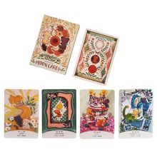 新款 小熊月亮神谕卡Kumachan Moon Cards 跨境热门桌游英文卡牌