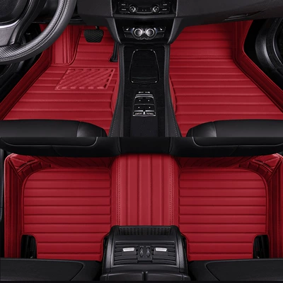 Modelə uyğun ayaqaltı pads fully enclosed special imported - standard-high-end-craft-50-wide-horizontal-single-layer-wine-red
