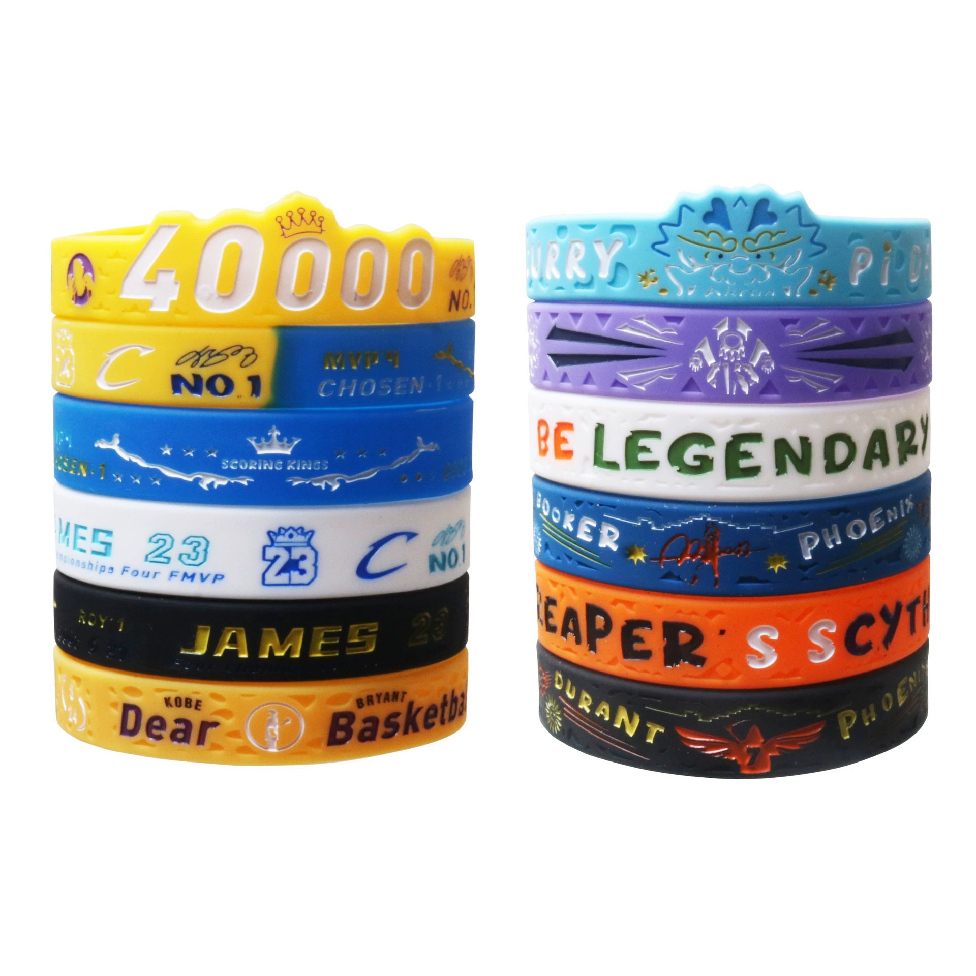 Баскетбольная звезда силиконовый браслет на открытом воздухе