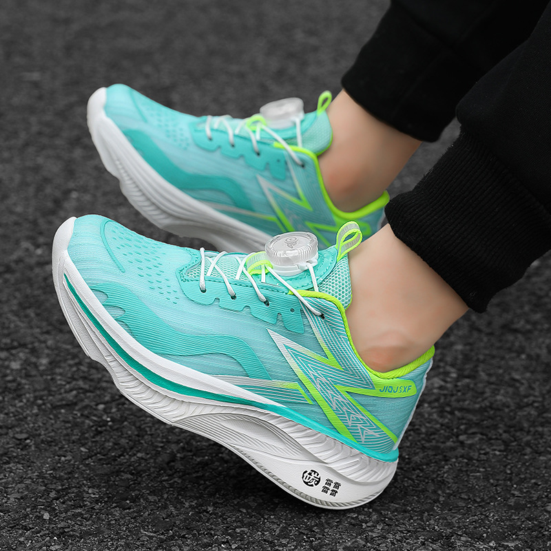 2025 nuevos estudiantes de secundaria zapatos para hombres zapatos de maratón ligeros para correr zapatos de carbono para hombres primavera y otoño zapatos deportivos pareja