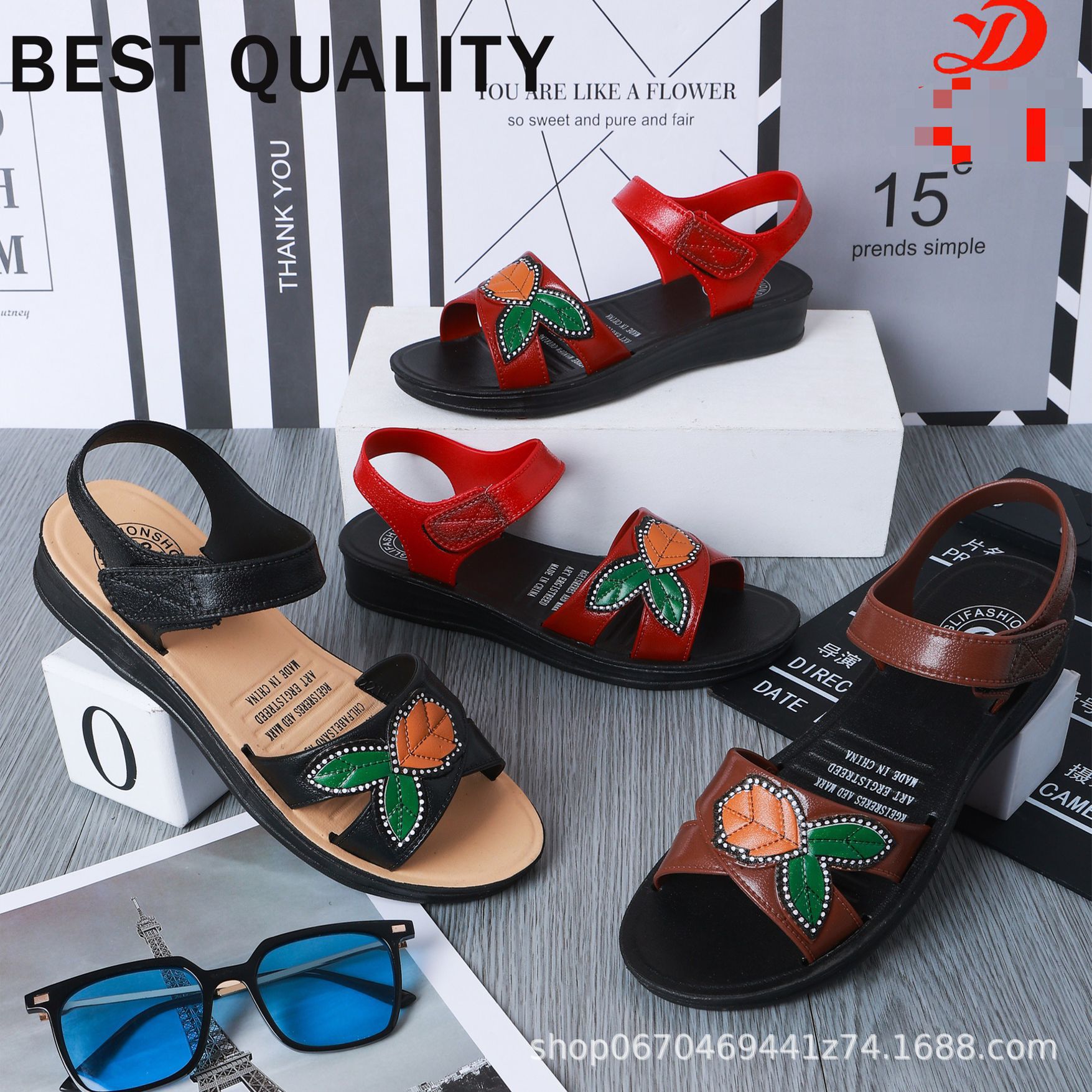 summer women's fashionable comfortable beach sandals for leisure…