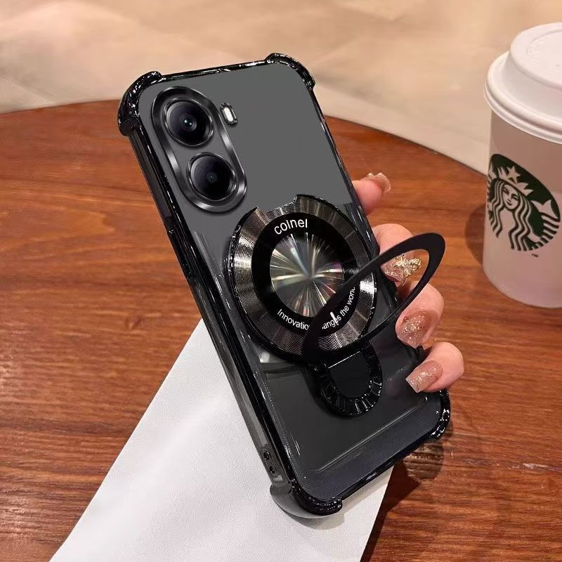 [Black] Square case + U shield bracket