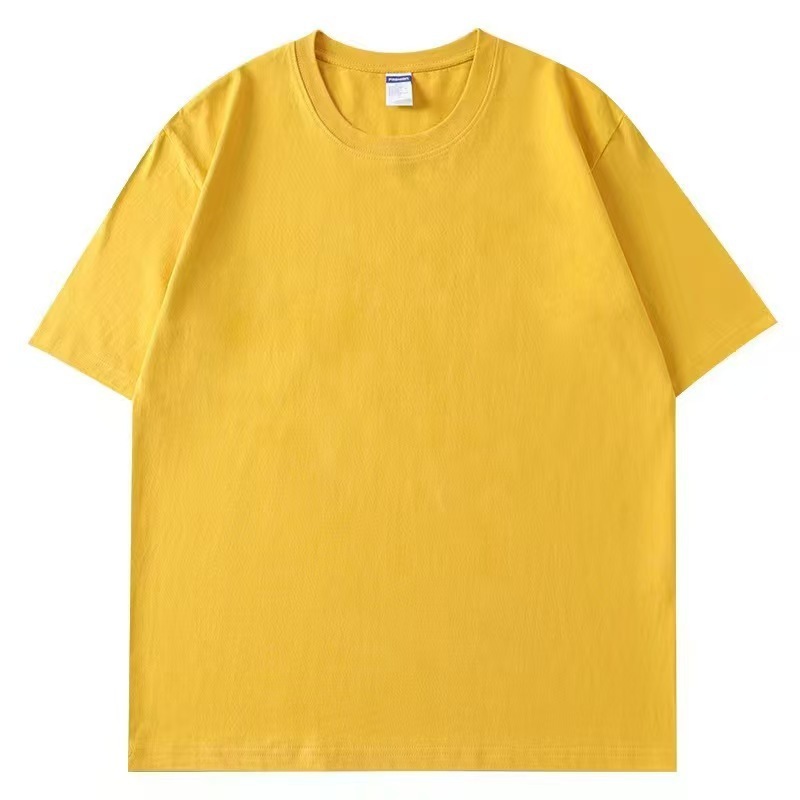 高品質tシャツ260グラム重ポンド純綿落肩tシャツ半袖男ins潮五分袖中袖シャツ|undefined