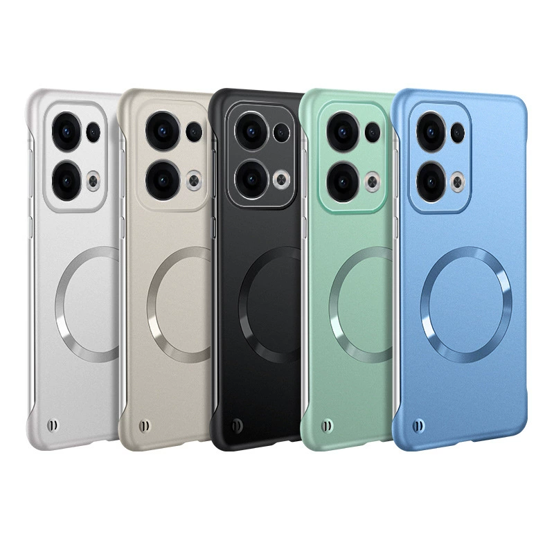 Подходит для OPPO Reno14 чехол для мобильного телефона FindX8S безрамный магнитный матовый RealmeGT7Pro защитный чехол