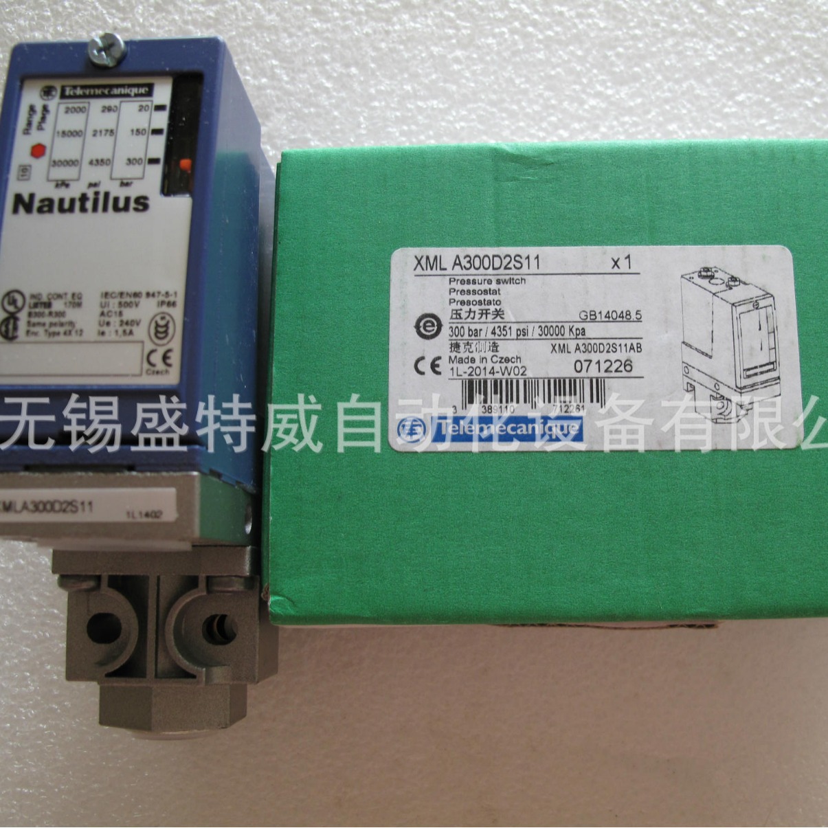 原装现货 XMLA300D2S11  压力开关 压力传感器 单阈值检测