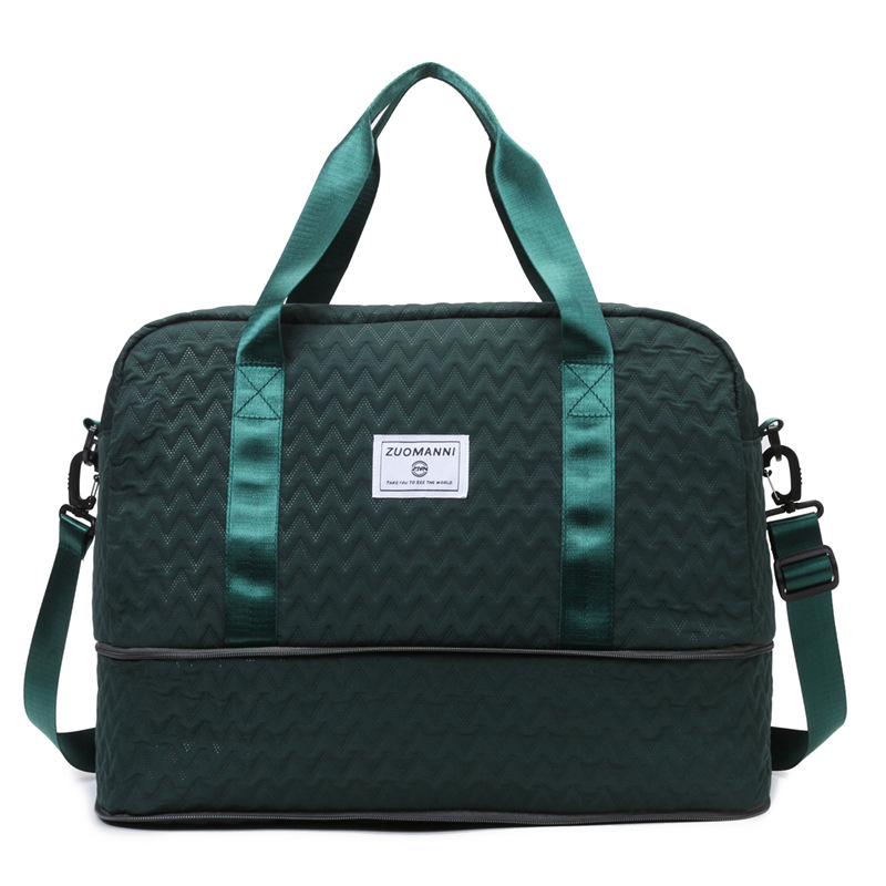 La nueva bolsa de viaje de gran capacidad, la bolsa de fitness de yoga de separación seca y húmeda, los viajes de negocios de corta distancia pueden ampliar el almacenamiento de equipaje