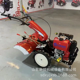 农用小型四驱柴油微耕机 多功能自走式果园除草旋耕机 大棚开沟机