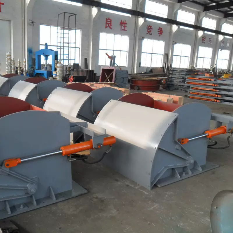 扇形弧形鄂式闸阀扇形闸门电液动推杆腭扇形闸门大口径卸料放料阀