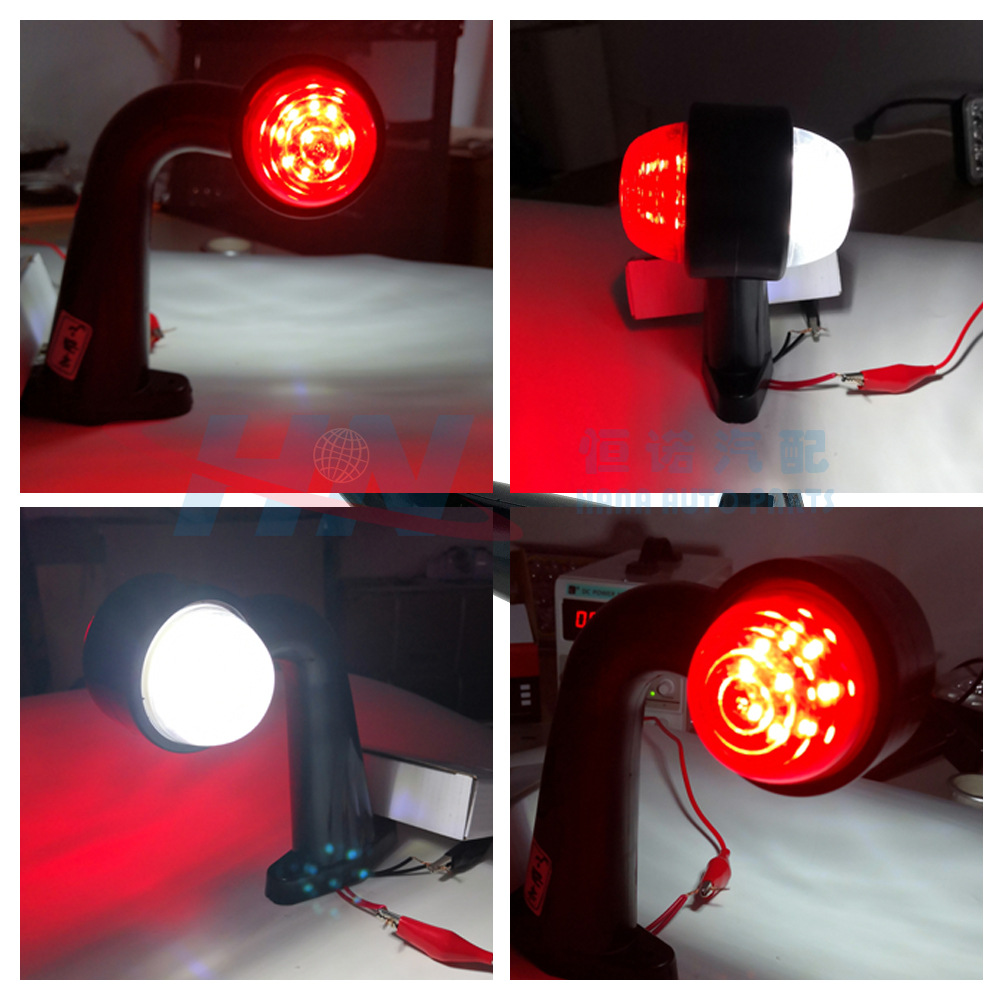 Luz de la cintura del remolque del camión 24V dos colores