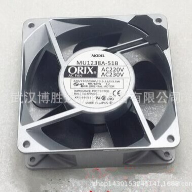 议价销售MRS20-BUL等型号ORIX大风量轴流散热风扇100-115V 20CM
