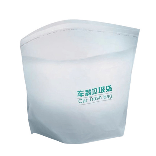 Self-standing car trash bag, adhesive disposable car trash can, car-mounted self-adhesive office cleaning bag