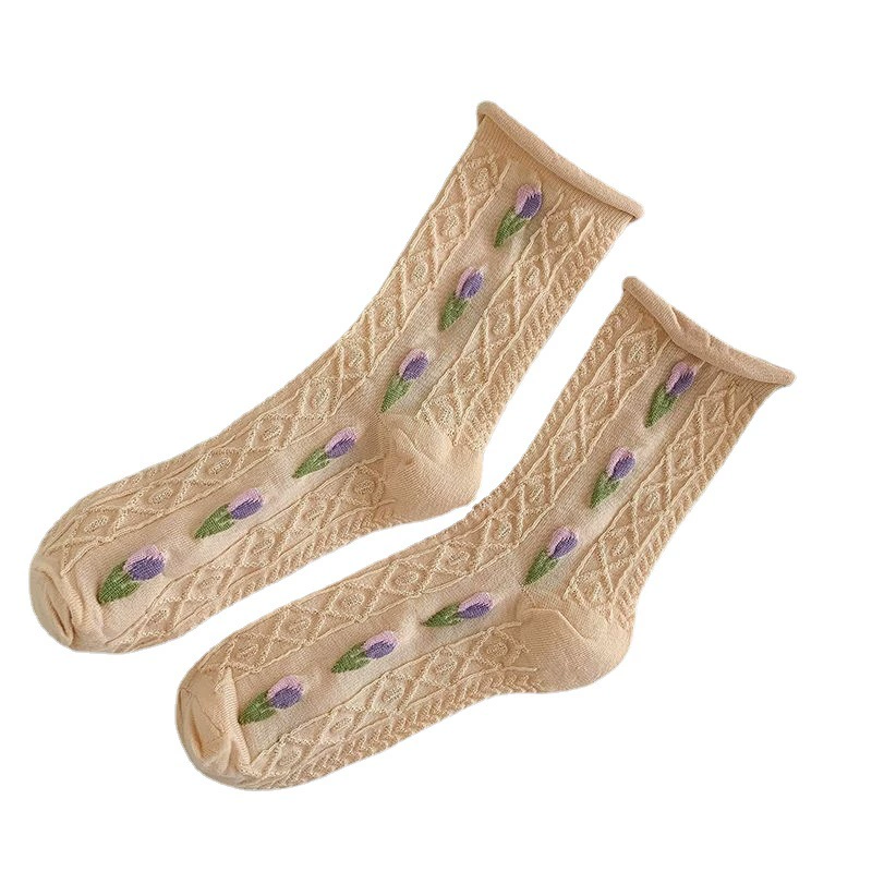 Тайд, японские свежие летние милые knee socks, интернет-знаменитость, мидл-лонг, с маленькими мишками