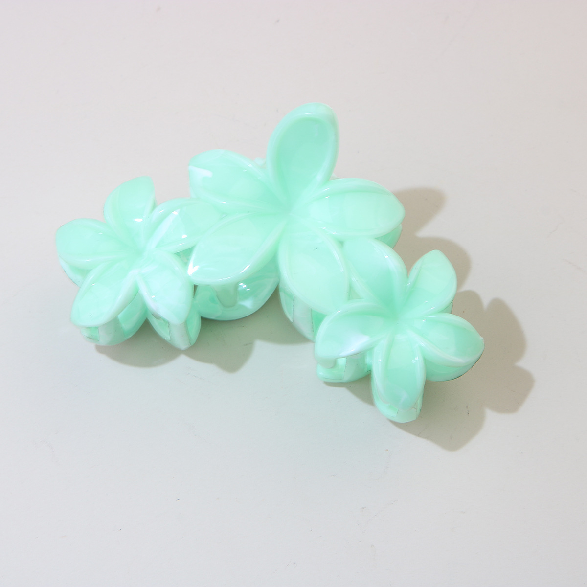 Cross-border nueva serie ABS clip de agarre coreano cabeza trasera clip de cabello tocado de alta calidad flores clip de tiburón mujer image 55