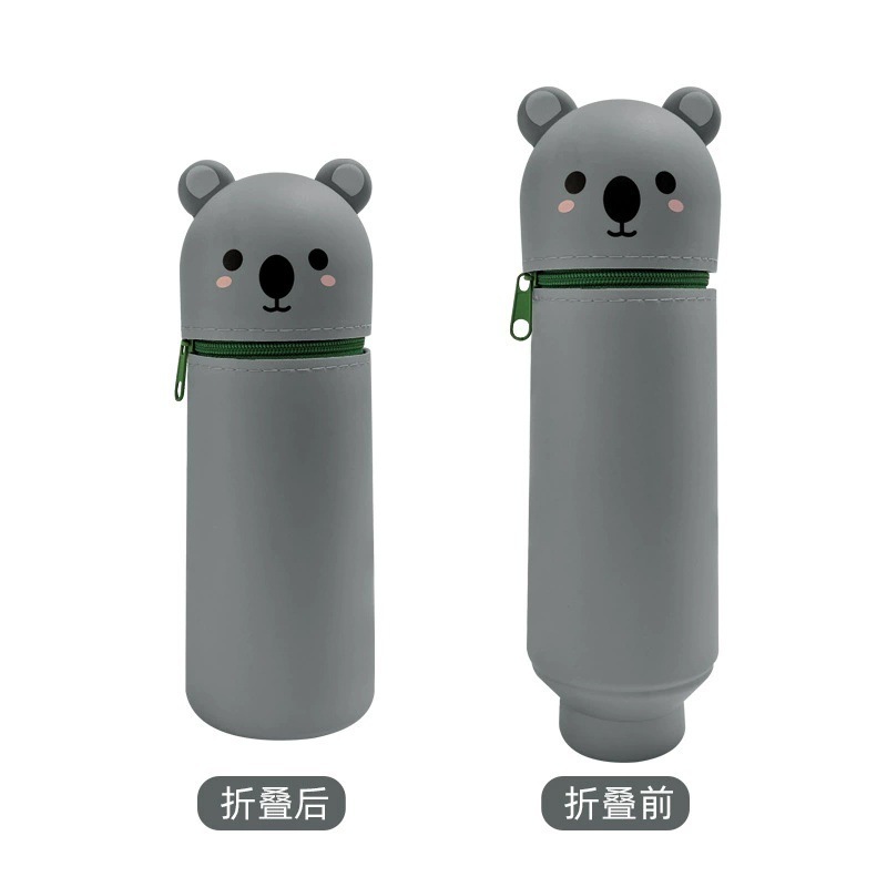Kapibara 文具箱パンダシリコン鉛筆バッグ食品グレードの筆箱学生収納鉛筆バッグ減圧おもちゃ|undefined