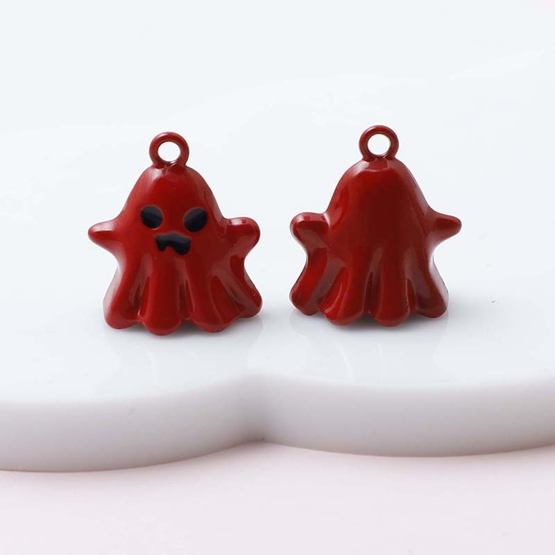 新款可爱风合金小幽灵万圣节阿飘挂件DIY饰品手链项链串珠配件|undefined