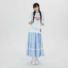 视觉手册胶片日常足球宝贝垂坠蕾丝森系长裙一件代发批发