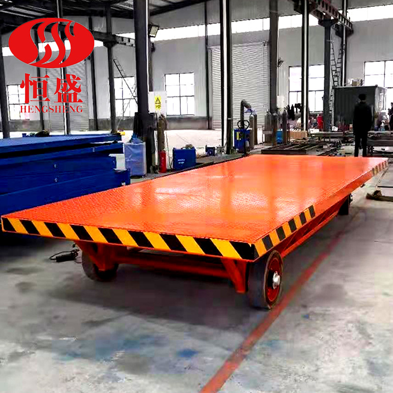 叉车平板车厂区车间转运车农用平板拖车工地重型车钢材转运平板车