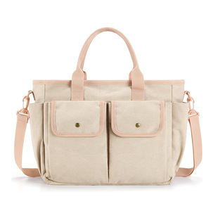 Amazon's New Women's Canvas Handbag with Zipper Is Small and Suitable for Travel