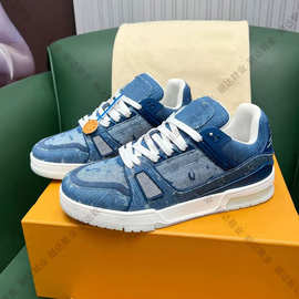 纯源高版本驴家全套包装经典老花百搭男女运动鞋透气休闲情侣板鞋