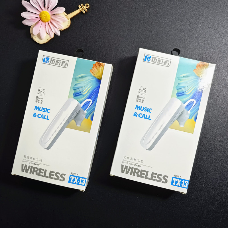 In-ear car Bluetooth wireless sports ear-mounted stereo music mobile phone headset gift single Bluetooth