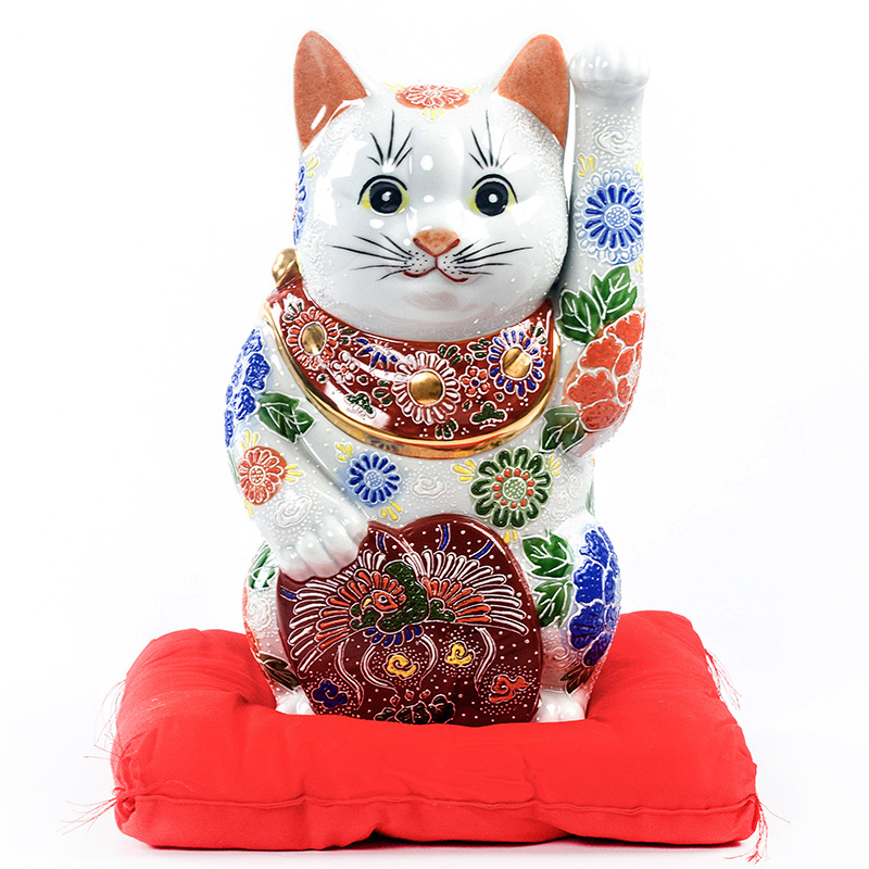 작은 판(바이성) 행운의 고양이, 높이 30.3cm