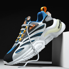 2023春季跨境新款老爹鞋男時尚休閒運動鞋韓版低幫大碼跑步潮鞋男