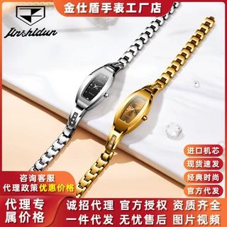 一件代发金仕盾品牌手表小众时尚防水石英表简约钨钢女士手表女表