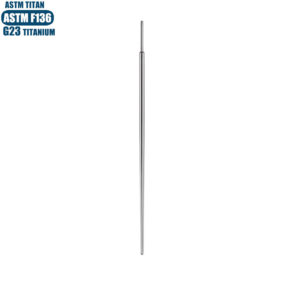 F136 Titanium Alloy Piercing Guide Needle - Lip Puncture Tool for Earring Nose Pin Insertion, 1.2x28mm detail image 7