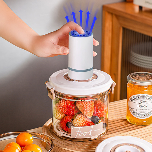 Electric vacuum sealed can food-grade vacuum storage box kitchen refrigerator storage tank grain storage box