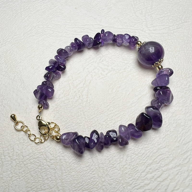 Bracelet de perles en cristaux naturels pour équilibre esprit_voghion.com