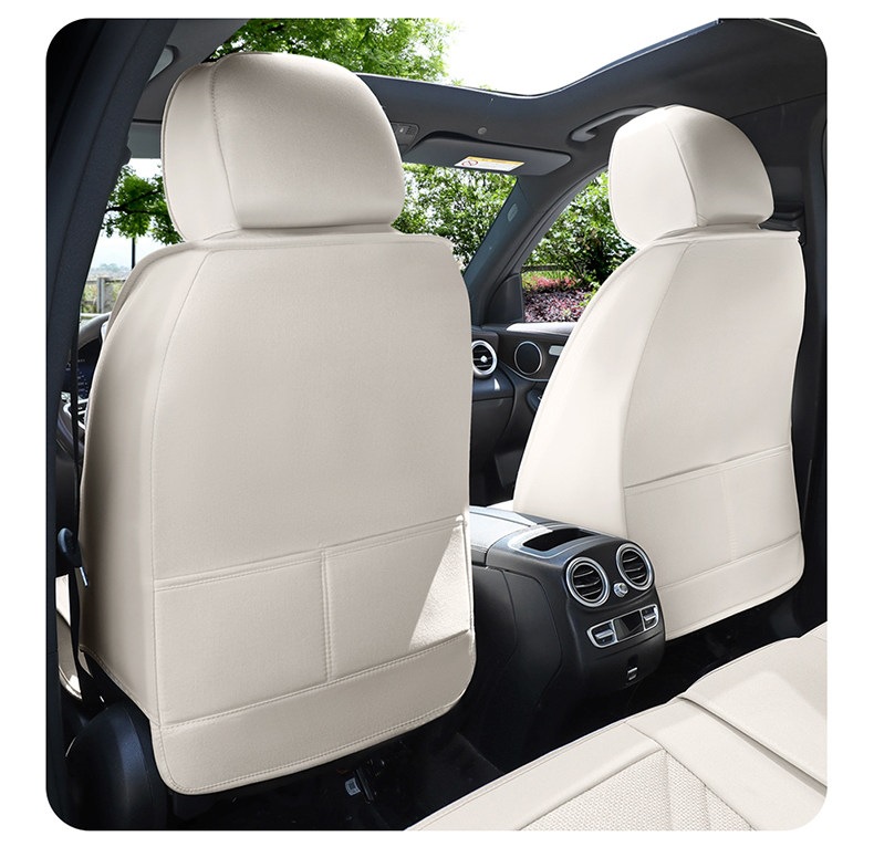 Car Seat Cushion, All-Inclusive, Suitable for All Seasons, Pure Linen Seat Cover, Fully Surrounded by Cotton and Linen Fabric, Cartoon Seat Cover