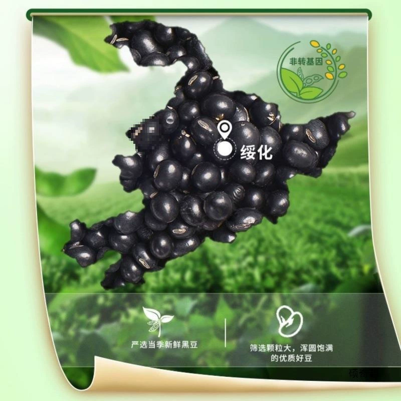 Порошок чистого соевого молока VV Pure Soy Milk Powder Black Bean Pure Soy Milk Powder 240g Сахар Чёрная фасоль Порошок на завтрак для беременных