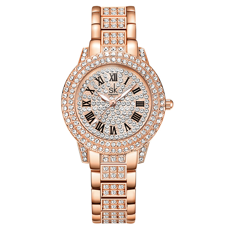 Nuevo superventas, reloj SK para mujer, moda femenina, diamantes de lujo, elegante reloj de negocios, reloj elegante y versátil para hombre_voghion.com