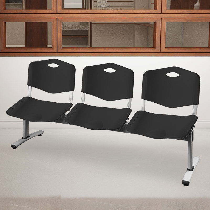 公共联排椅食堂排椅三人位商场休息区等候椅办公室长椅医院候诊椅